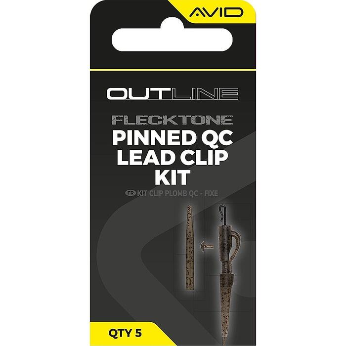 Avid Outline FleckTone Pinned QC Lead Clip Kit