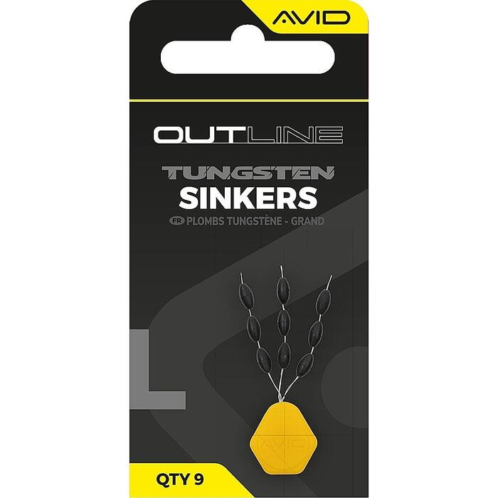 Avid Outline Tungsten Sinkers Large