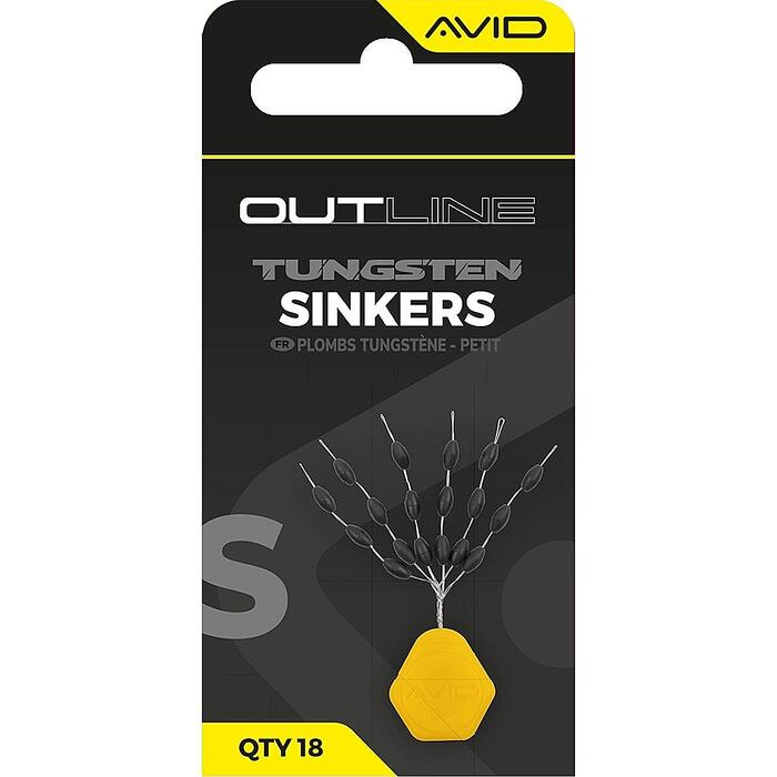 Avid Outline Tungsten Sinkers Small