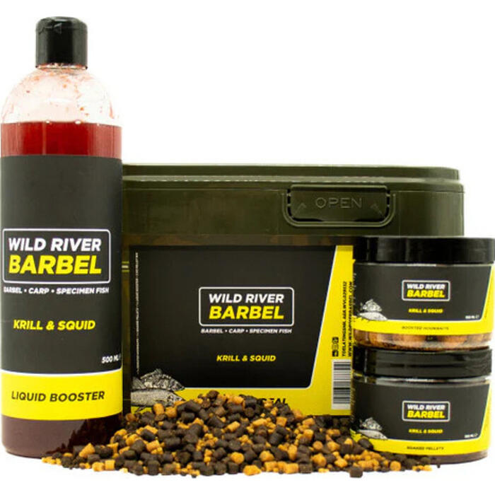 Wild River Barbel Package Deal Krill & Squid