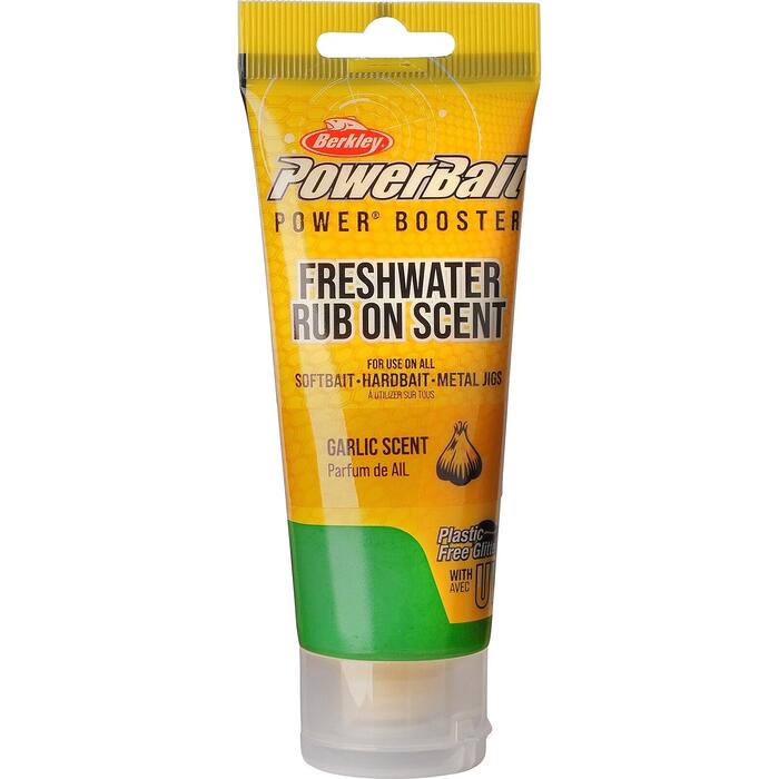 Berkley Powerbait Gel 80ml Garlic Green Silver Flake