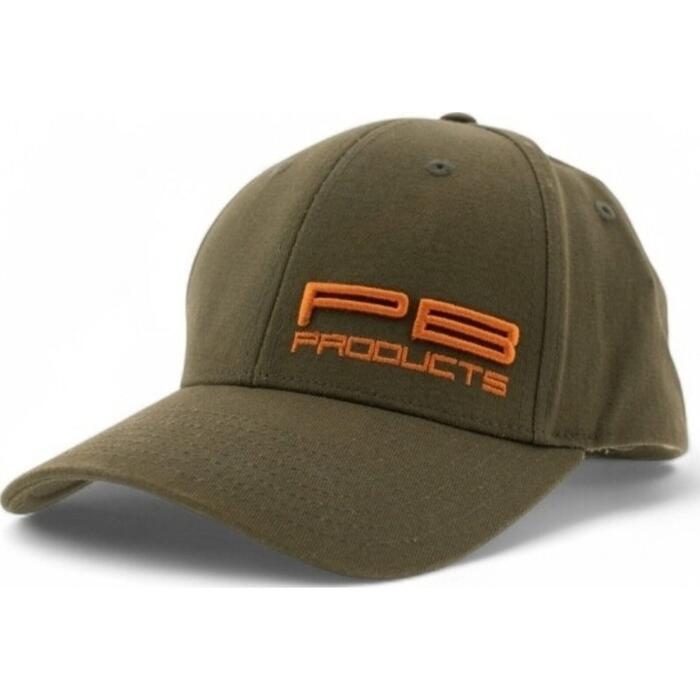 PB Products Baseball Cap Green - Orange logo
