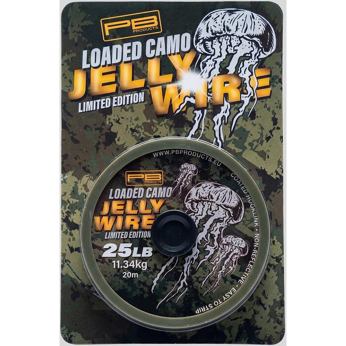 PB Products Jelly Wire Loaded Camo LTD 25lb 20m
