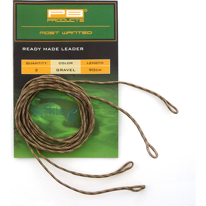 PB Products Ready Made Leadcore Leader 90cm Gravel
