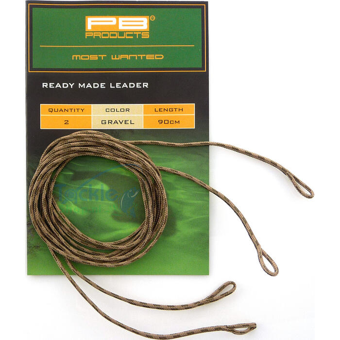 PB Products Ready Made Leadcore Leader 90cm Gravel