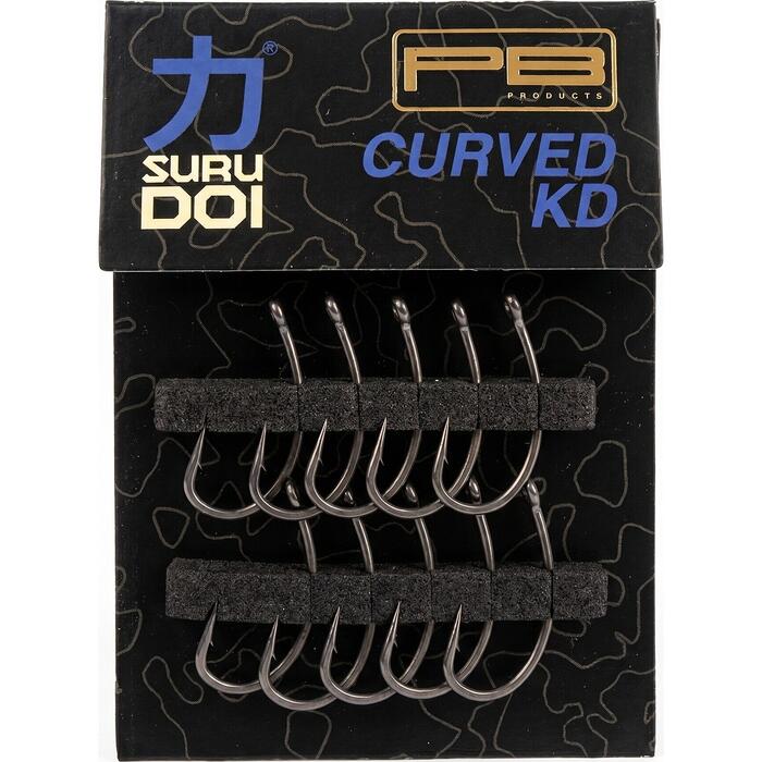 PB Products Surudoi Curved KD Hook PTFE #2 10pcs