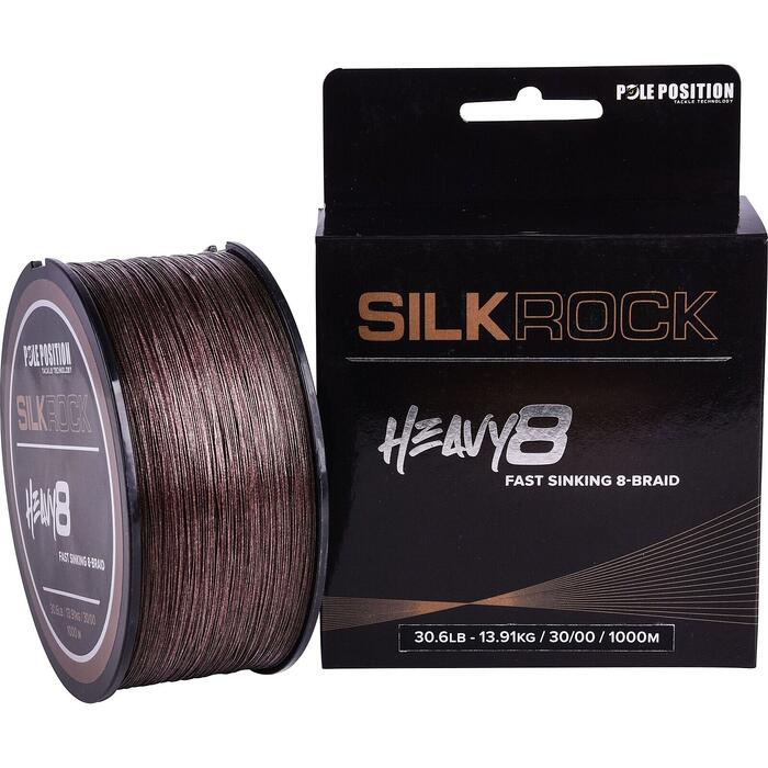 Pole Position Silkrock Braid Heavy8 Brown 500m 0,33mm
