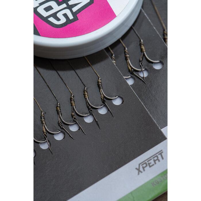 Korum Power Braid Method Hair Rigs 15lb #10 Barbed 4 inch