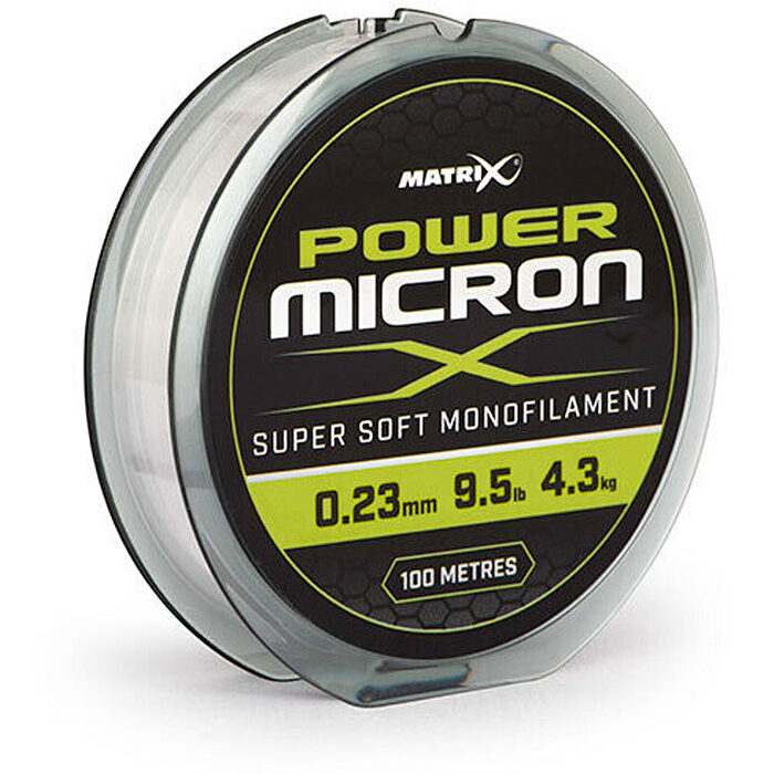 Matrix Power Micron X 100m 0.23mm 9.5lb - 4.3kg