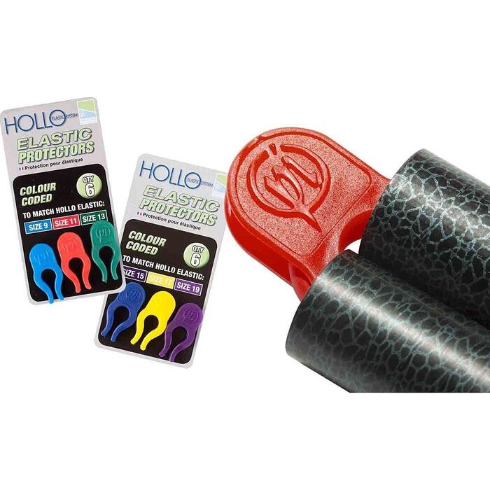 Preston Hollo Elastic Protectors Blue - Yellow - Purple Size 15 - 17 - 19