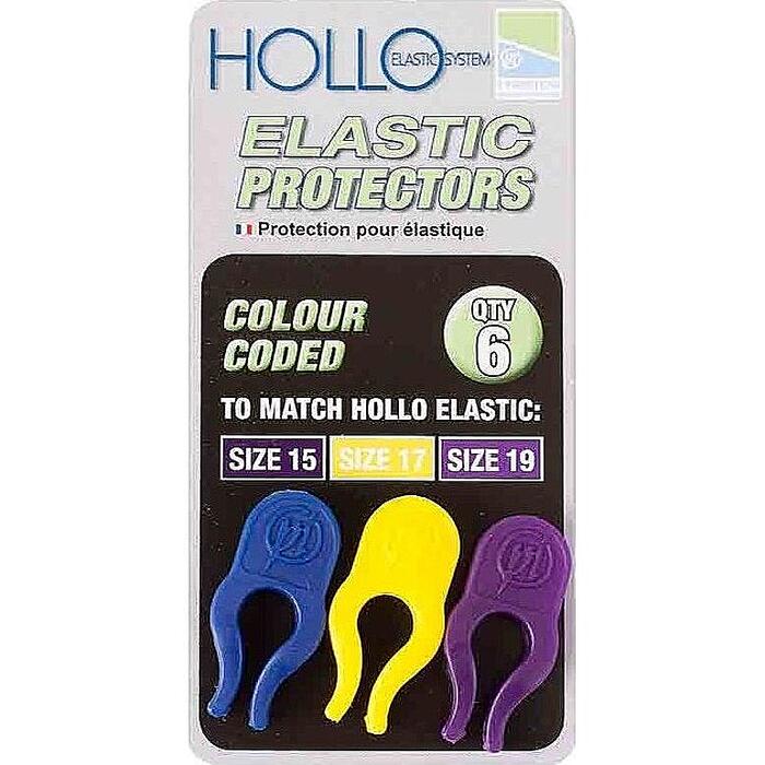 Preston Hollo Elastic Protectors Blue - Yellow - Purple Size 15 - 17 - 19