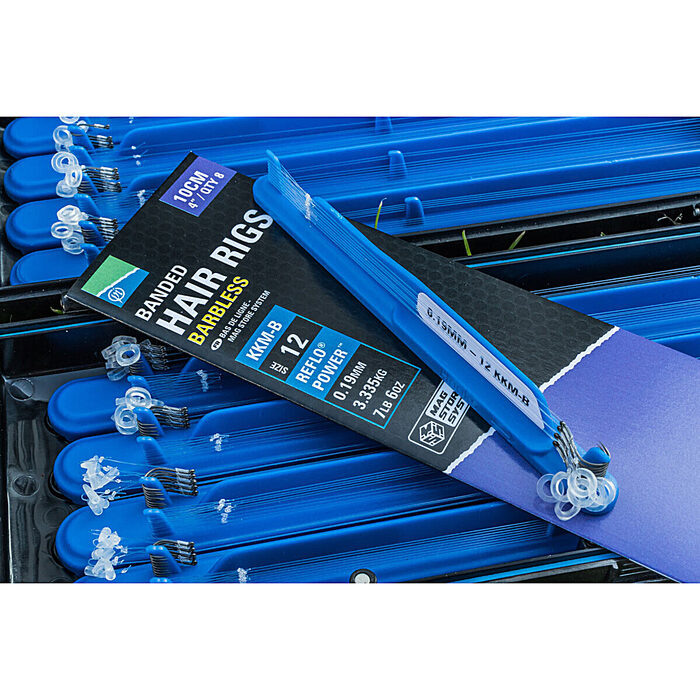 Preston KKM-B Mag Store Banded Hair Rigs 10cm H12