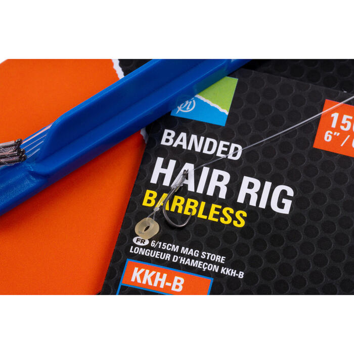 Preston Kkh-B Banded Hair Rig 15cm #18 0.15mm
