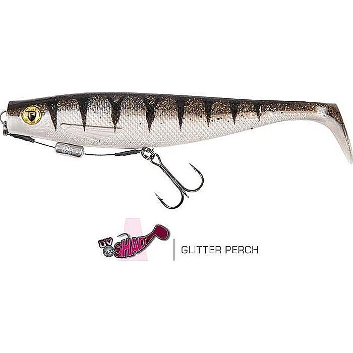 Fox Rage Pro Shad Loaded 14cm 24gr UV Glitter Perch