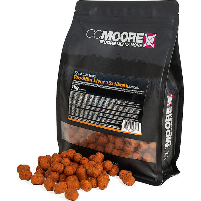 CC Moore Pro-Stim Liver 15X18mm Dumbells 1kg