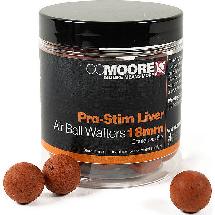 CC Moore Pro-Stim Liver Air Ball Wafters 18mm