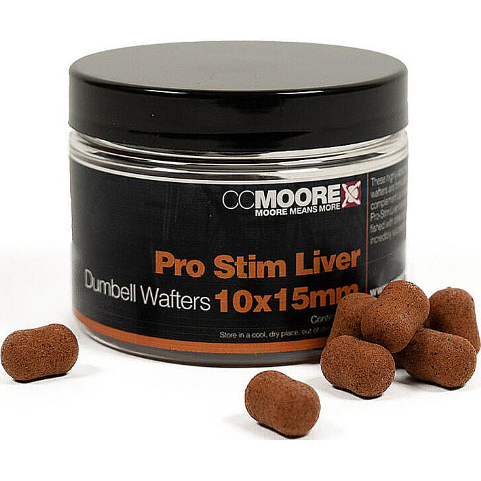 CC Moore Pro-Stim Liver Dumbell Wafters 10X15mm