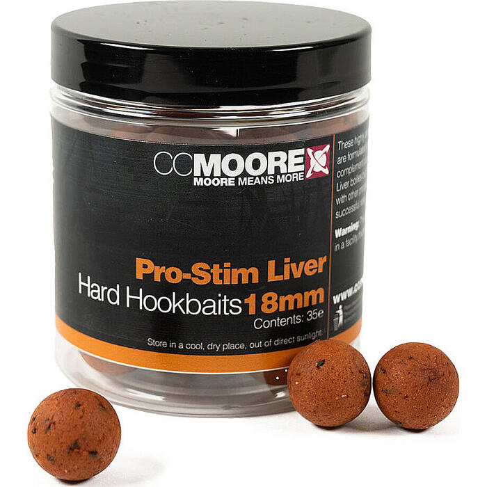 CC Moore Pro-Stim Liver Hard Hookbaits 18mm