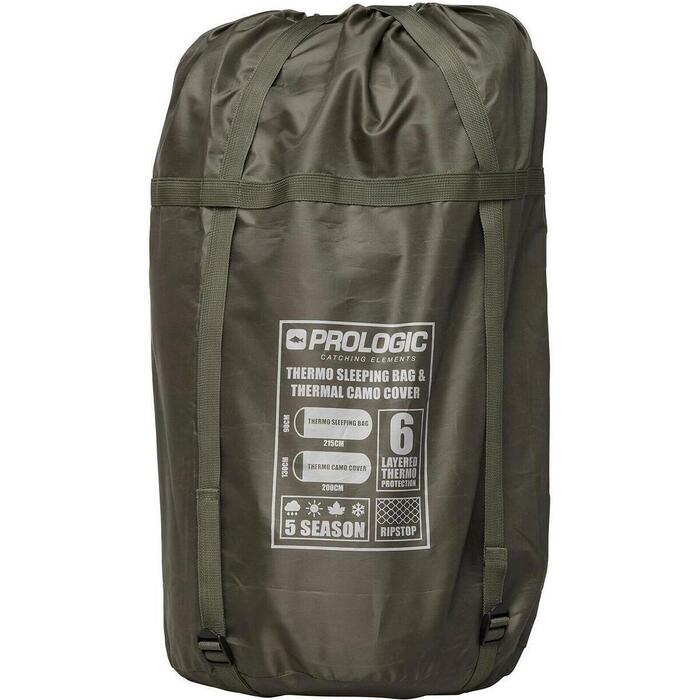 Prologic Element Comfort Sleepingbag & Thermal Camo Cover 5-Season