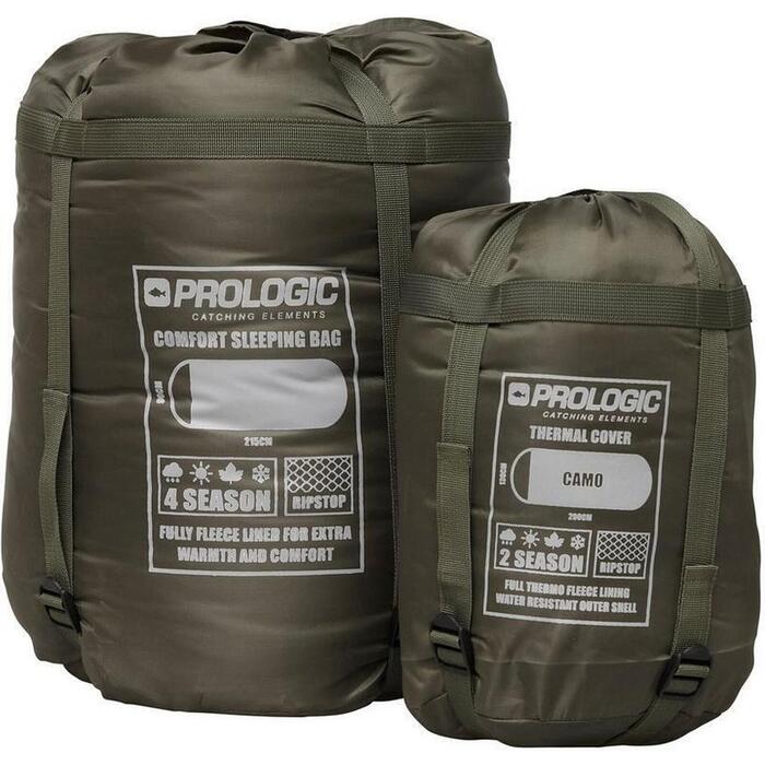 Prologic Element Comfort Sleepingbag & Thermal Camo Cover 5-Season