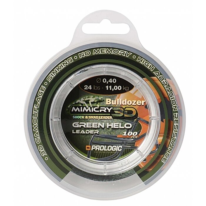 Prologic Mimicry Green Helo Leader 100m 32lbs 15.6kg 0.50mm