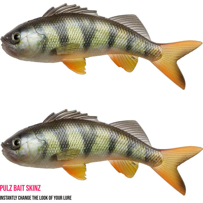 PulzBait Skinz 15cm Natural Perch 2st