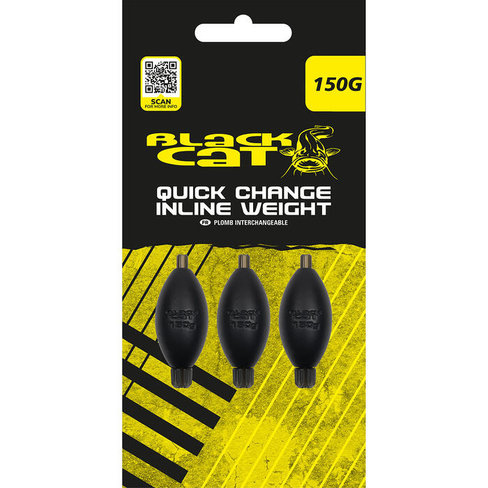 Black Cat Quick Change Inline Weights 150g