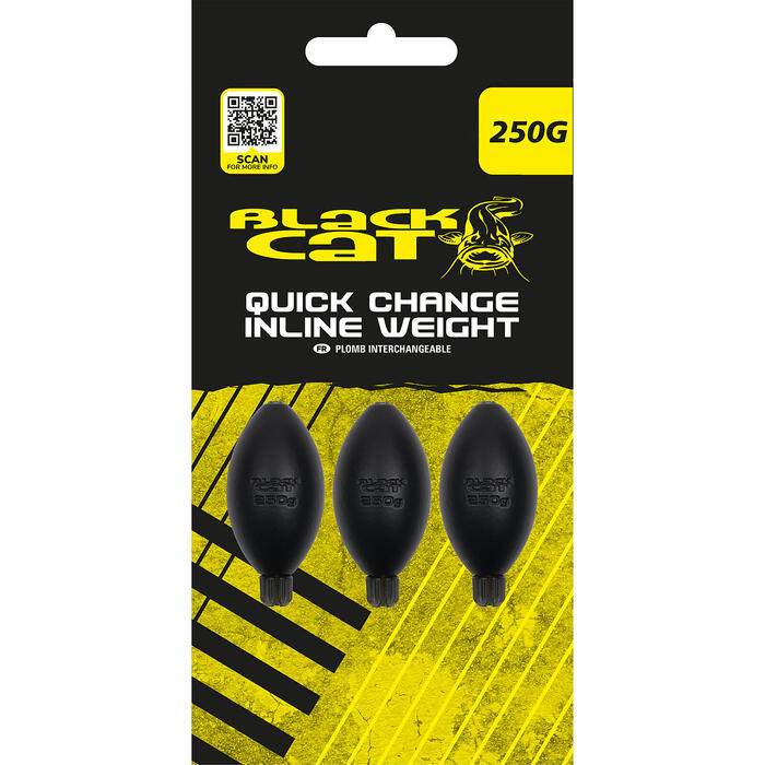Black Cat Quick Change Inline Weights 250g
