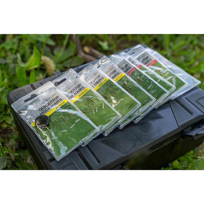 Korum Quickstop Hook Hairs Barbed #8