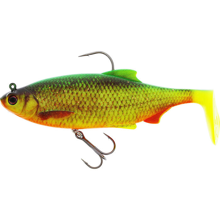 Westin Ricky the Roach Shadtail RNR 14cm 57gr Sinking Firetiger Rudd