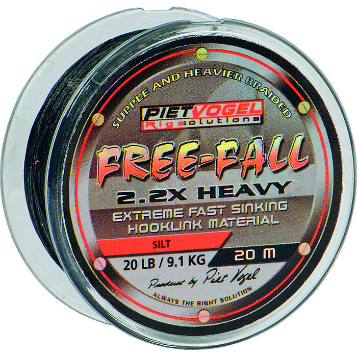 Rig Solutions Free-Fall Hooklink Silt 20m 20lbs