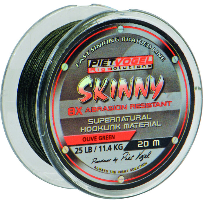 Rig Solutions Skinny Hooklink Silt 20m 25lbs