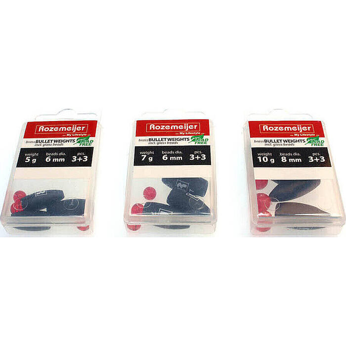 Rozemeijer Bullet Weights 5gr Beads 6mm 3pcs
