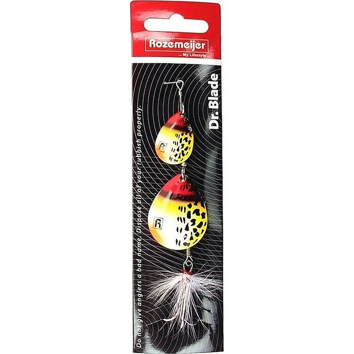 Rozemeijer Dr. Blade Tandem 10gr #2/0 SRH (Speckled Red Head)