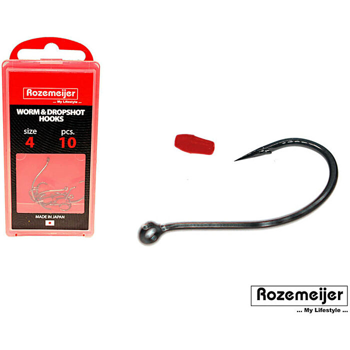 Rozemeijer Japanse Worm & Dropshot Hooks #4 10st