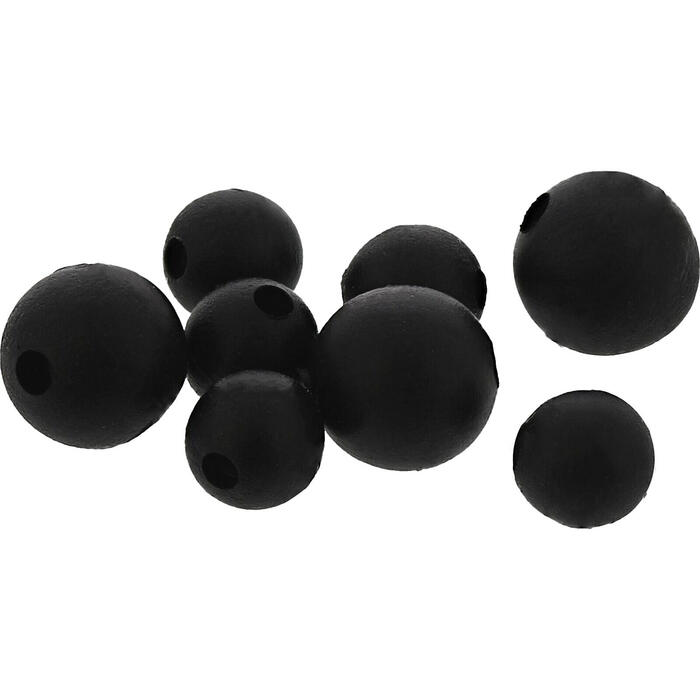 Westin Stopper Beads M 6mm Zwart