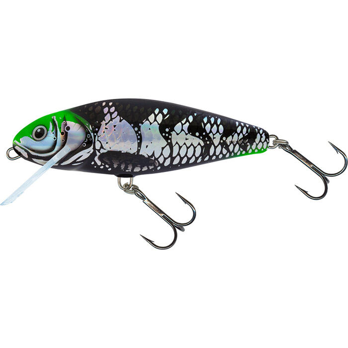 Salmo Perch 12cm Floating 36gr Holo Dark Green Head
