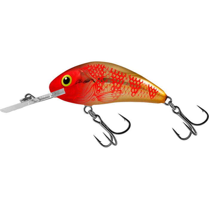 Salmo Rattlin Hornet Floating 5.5cm 10.5gr Golden Red Head