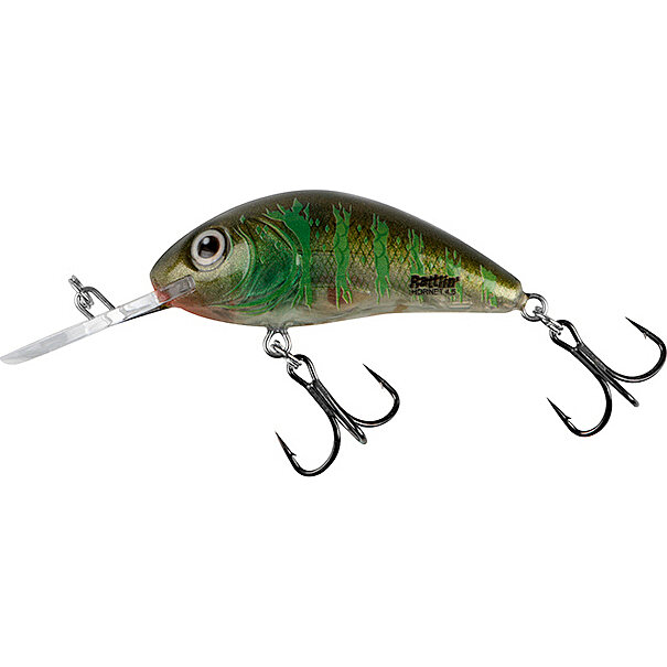 Salmo Rattlin Hornet Floating 6.5cm 20.5gr Green Gill Clear