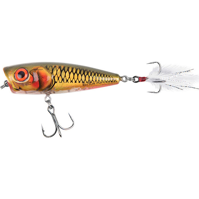 Salmo Rattlin' Pop Float 7cm 12gr Clear Golden Prey
