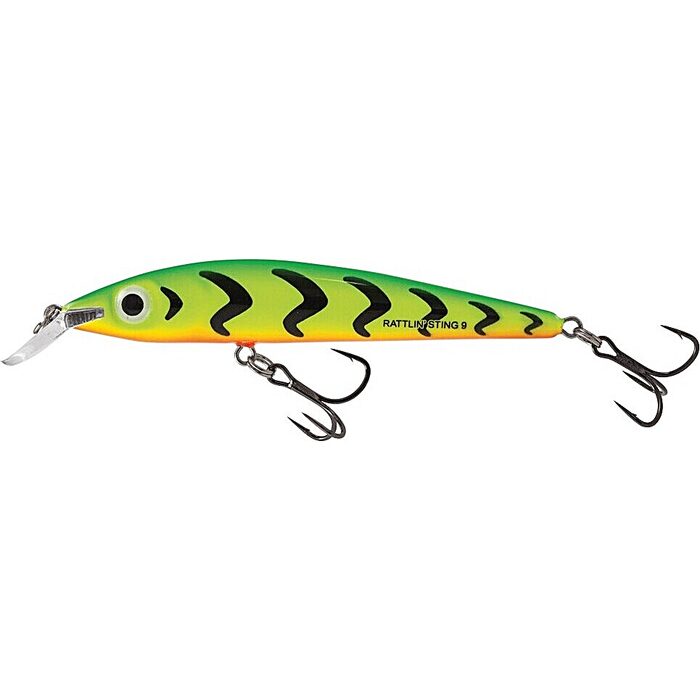 Salmo Rattlin Sting Suspending 9cm 11gr Green Tiger