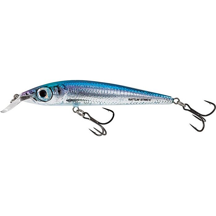 Salmo Rattlin Sting Suspending 9cm 11gr Holographic Blue