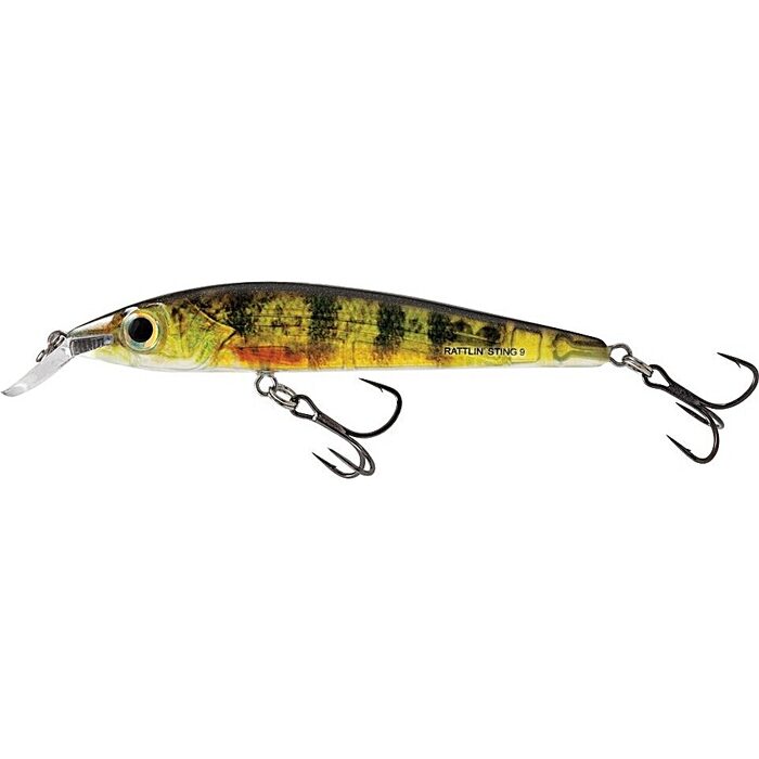 Salmo Rattlin Sting Suspending 9cm 11gr Real Yellow Perch