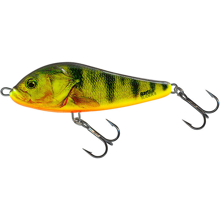 Salmo Slider Rattlin' Sinking 8cm 20gr Supernatural Hot Perch