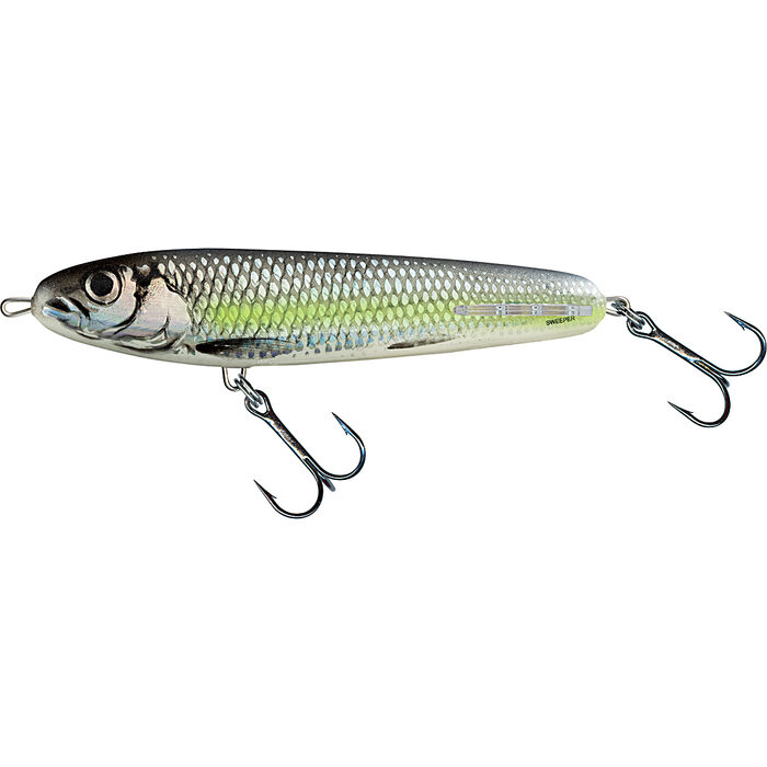 Salmo Sweeper Sinking 10cm 50gr Silver Chartreuse Shad