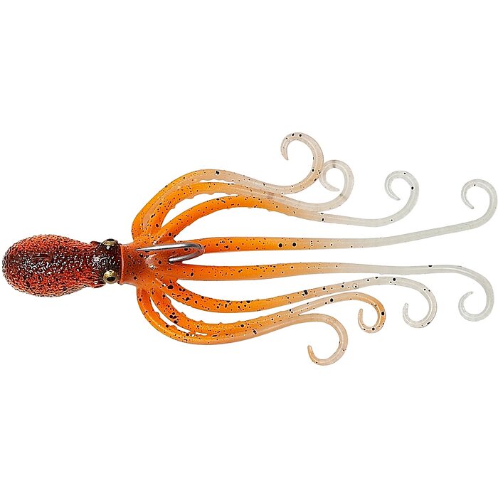 Savage Gear 3D Octopus 185gr 20cm UV Orange Glow