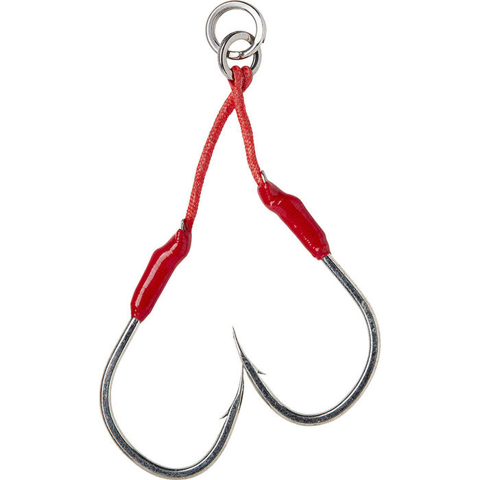 Savage Gear Bloody Assist Hook J Double Asymmetric #2/0 2pcs