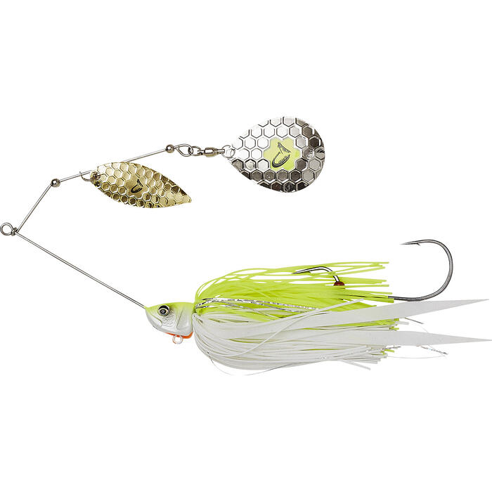 Savage Gear Da Bush Spinnerbait 14cm 21gr Sinking Yellow White Silver