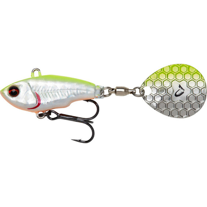 Savage Gear Fat Tail Spin NL 6.5cm 12.5gr Lemon Back Flash