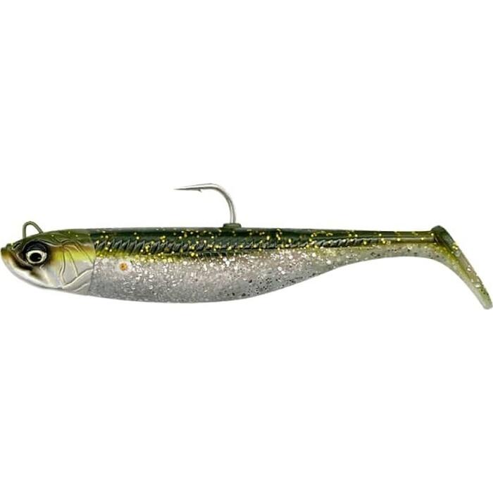 Savage Gear Minnow 10cm 20gr Sinking Green Silver 2+1